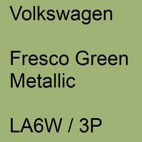 Volkswagen, Fresco Green Metallic, LA6W / 3P.